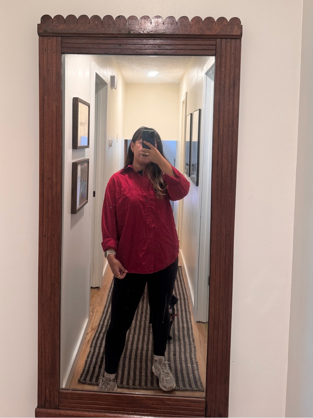 Preswick & Moore Red Button-Down Shirt